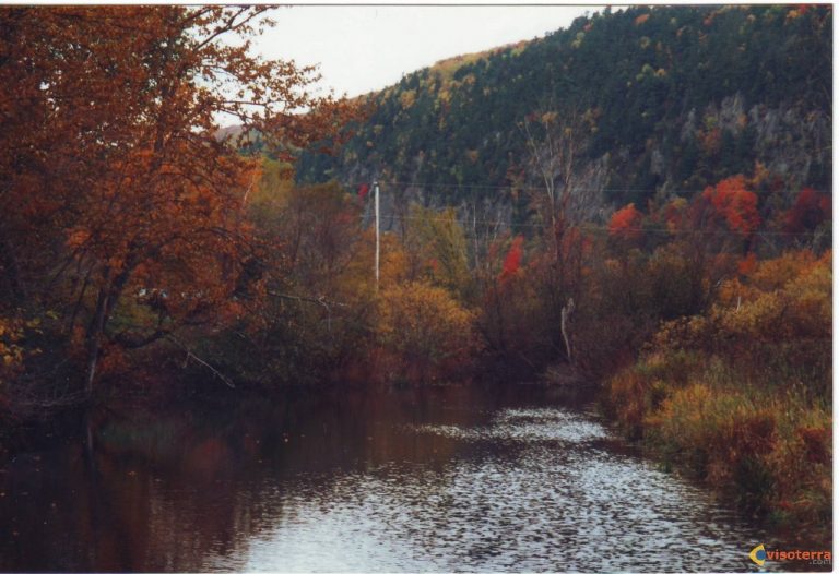 photo photo de paysage d’automne au canada