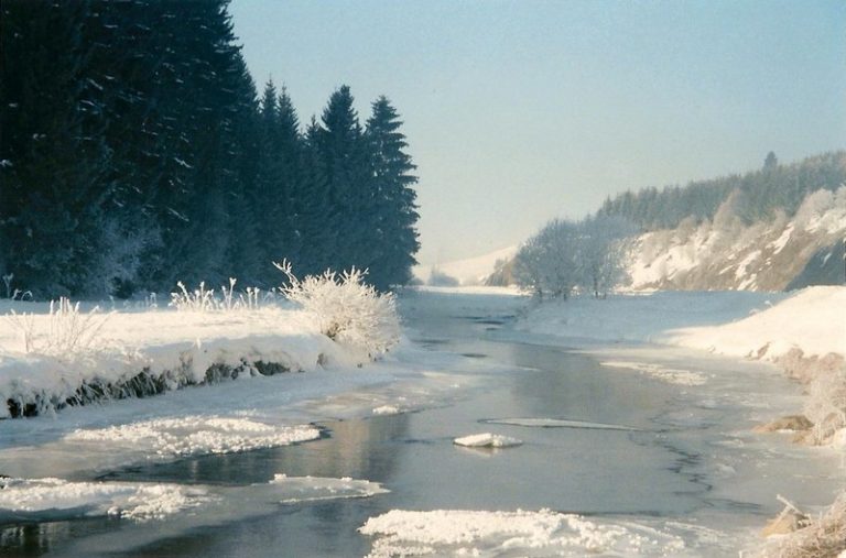 photo image paysage gelé