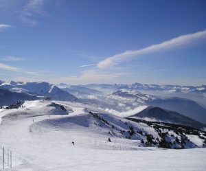 paysage ski