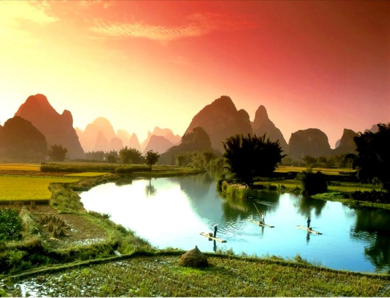 photo image paysage asiatique