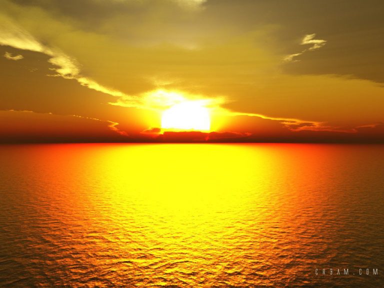 photo image paysage coucher soleil