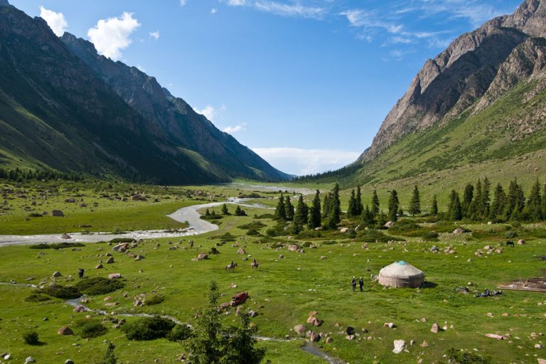 photo paysage kirghizistan
