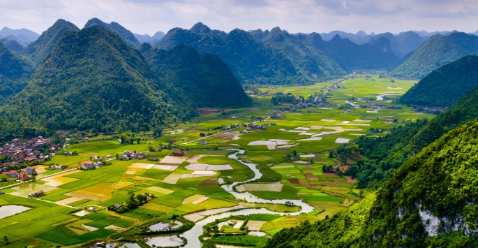 photo photo paysage vietnam