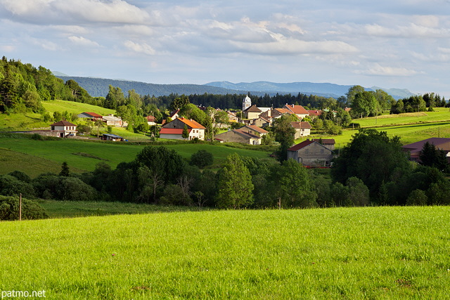 photo paysage village