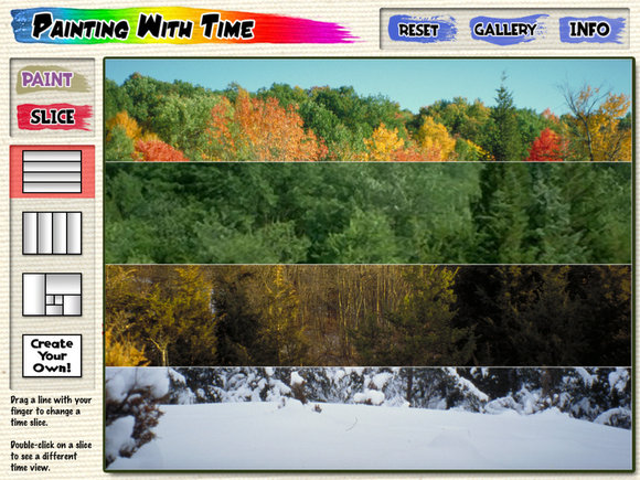 photo photo paysage 4 saisons