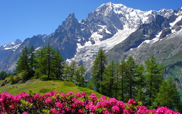 photo image d’un paysage de montagne