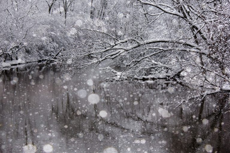 photo photo paysage de neige
