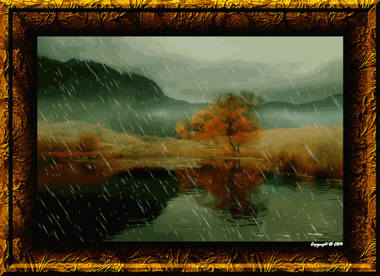 photo photo paysage pluie