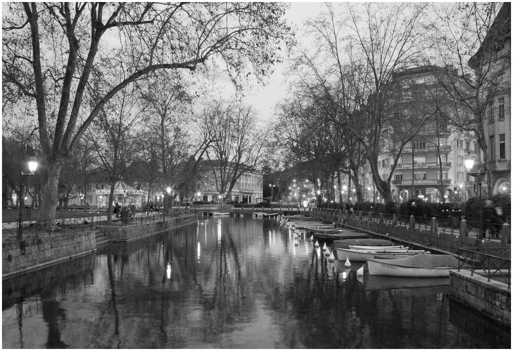 Paysage noir et blanc