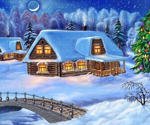 Image paysage de noel