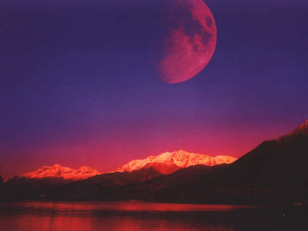 photo image paysage lune