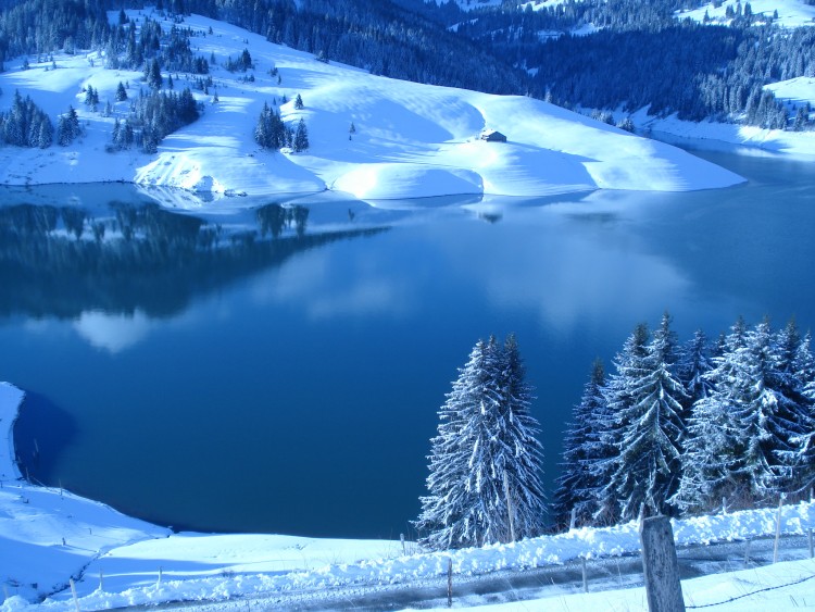 photo photo paysage de montagne en hiver