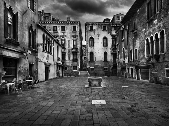 photo photo paysage urbain noir et blanc