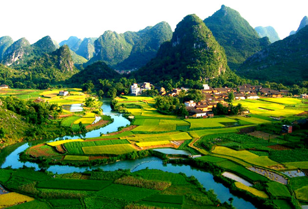photo image paysage chinois