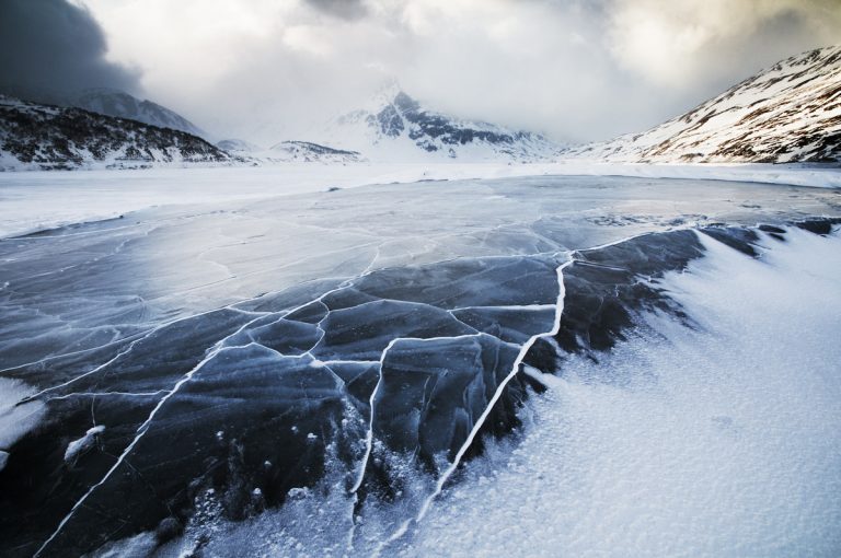 photo paysage gelée