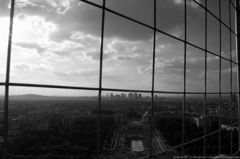 photo photo paysage urbain noir et blanc
